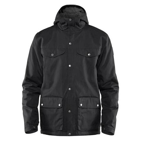 Fjallraven Men Greenland Winter Jacket Black PH154399 Philippines